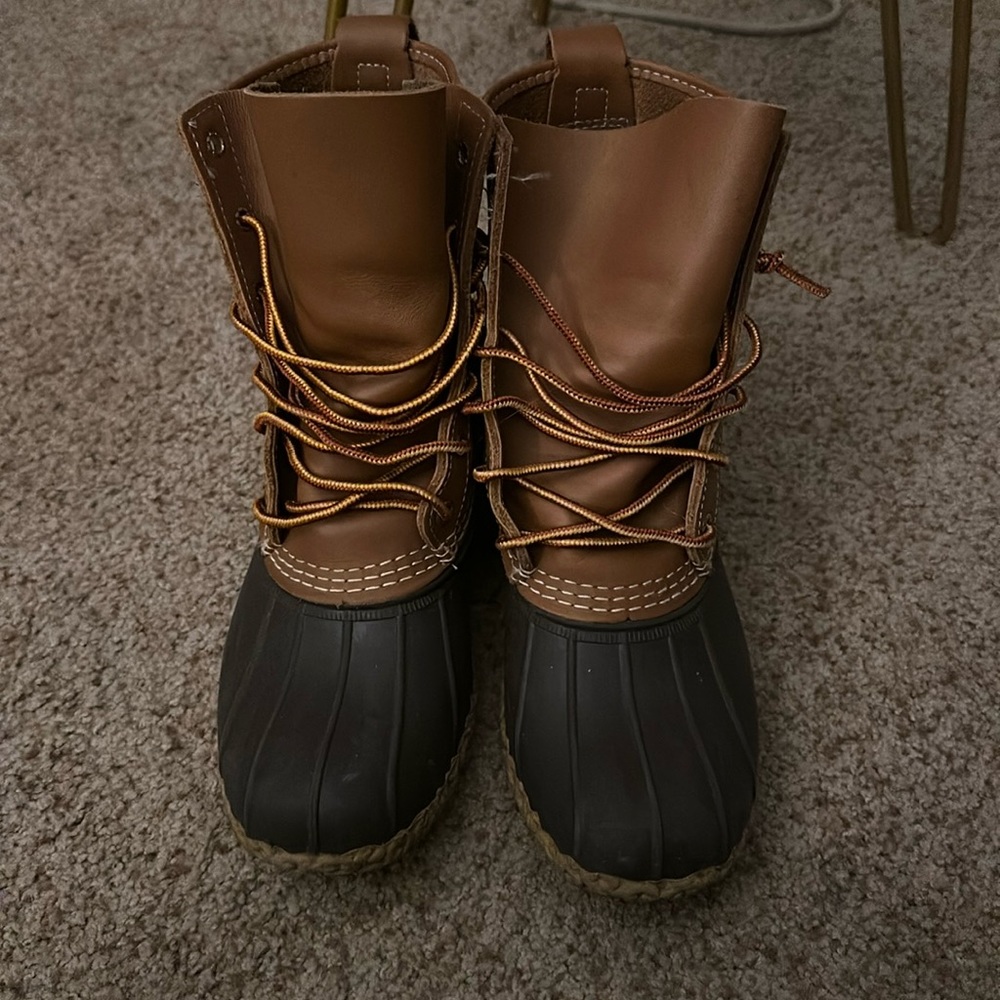 L.L Bean duck boots